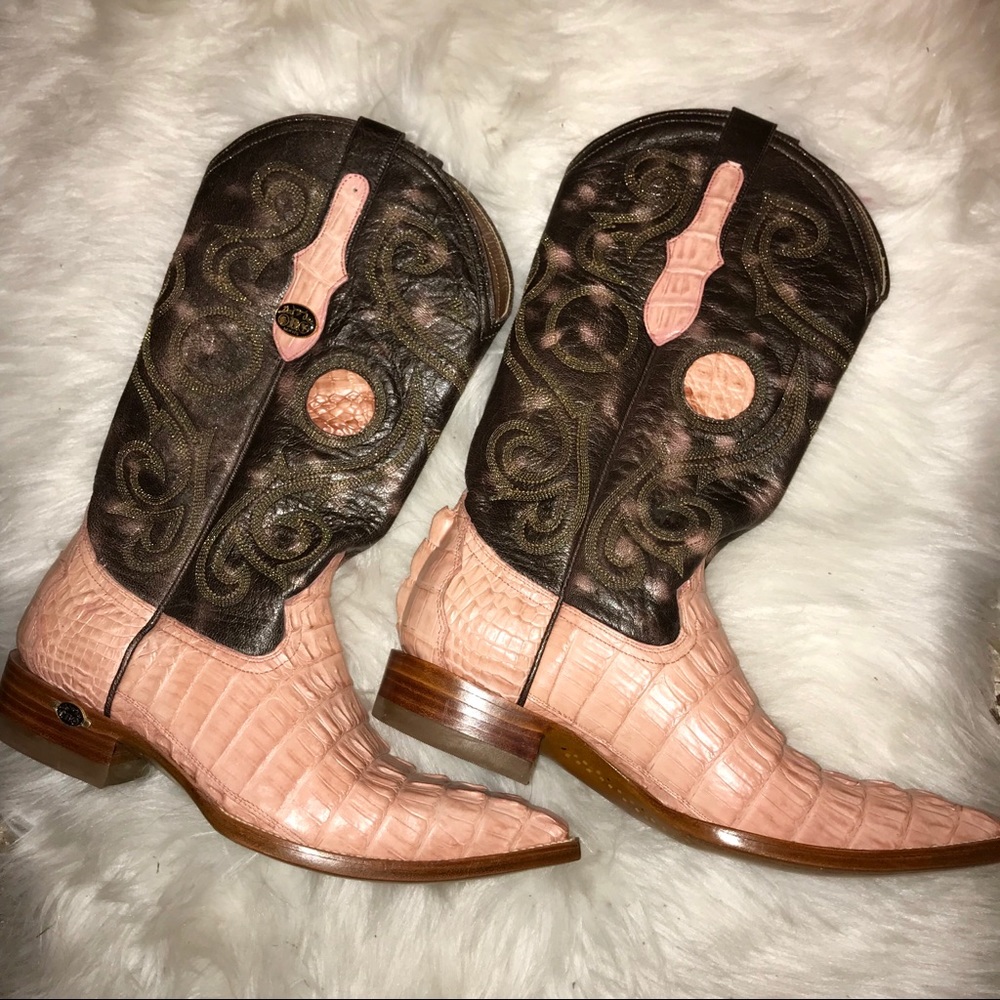 🌟 {New} REAL ALLIGATOR SKIN Boots // Dos de Oro